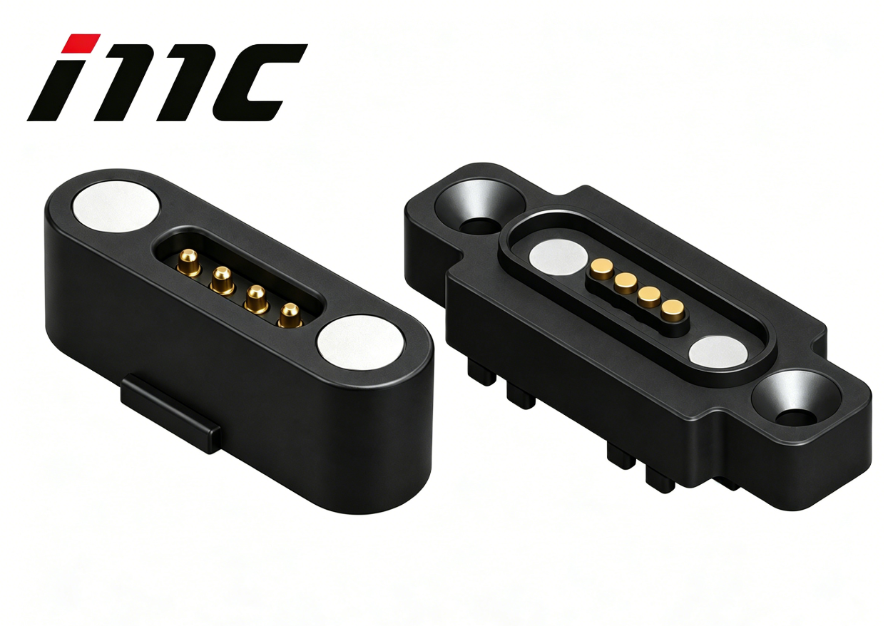 4P Magnetic Pogo Series Connector