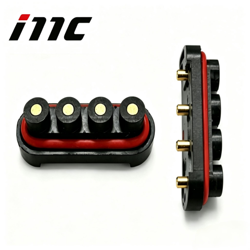 4Position Magnetic Waterproof Connector (80��C Continuous High‑Temperature Type)