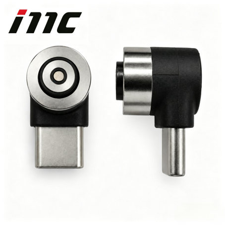 Right‑Angle C to 3P Magnetic Adapter