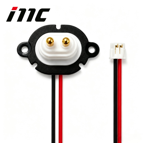 2P Pogo‑pin Silicone Waterproof Wire Harness with PCB